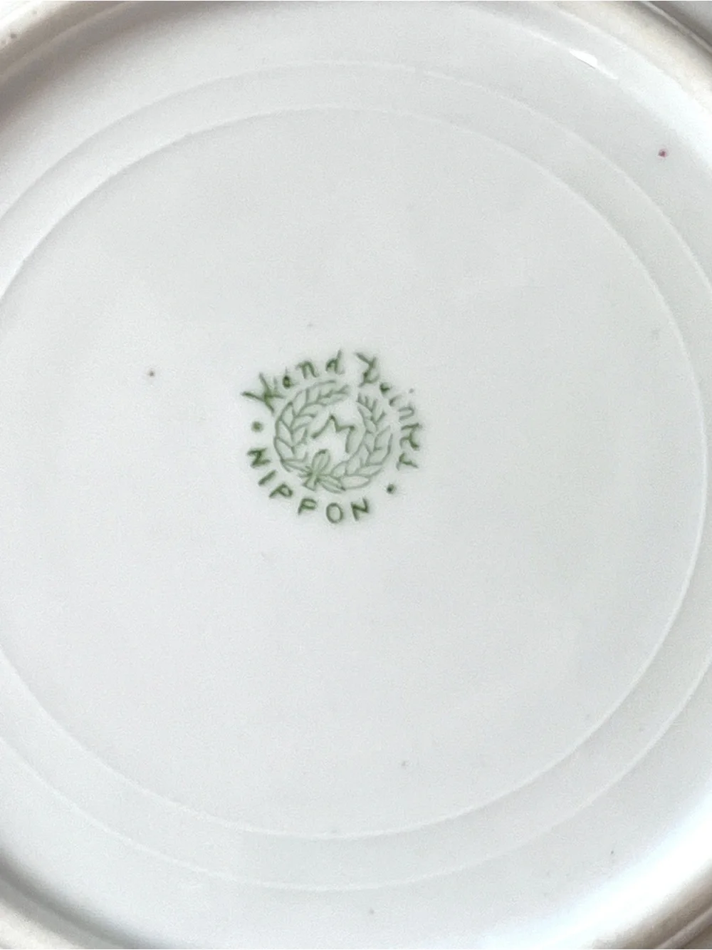 Antique Nippon 1911 Morimura Bros Hand Painted Pink Rose Handled Bowl